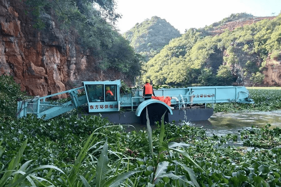 DFSHL85 Automatic Water Hyacinth Harvesting Vessel