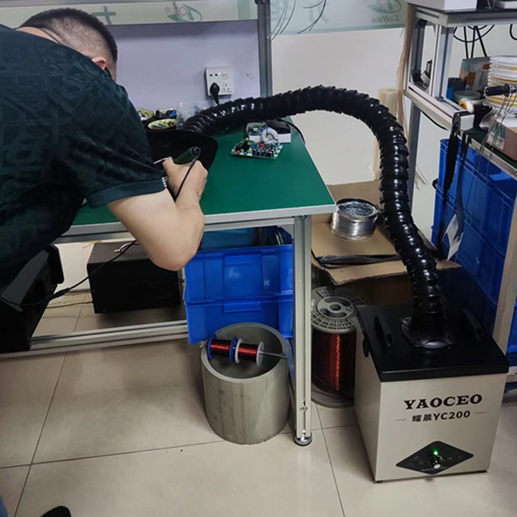 焊锡烟尘净化器案例现场
