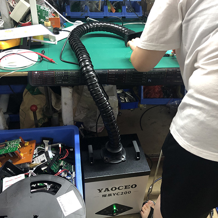 焊锡烟尘净化器案例现场