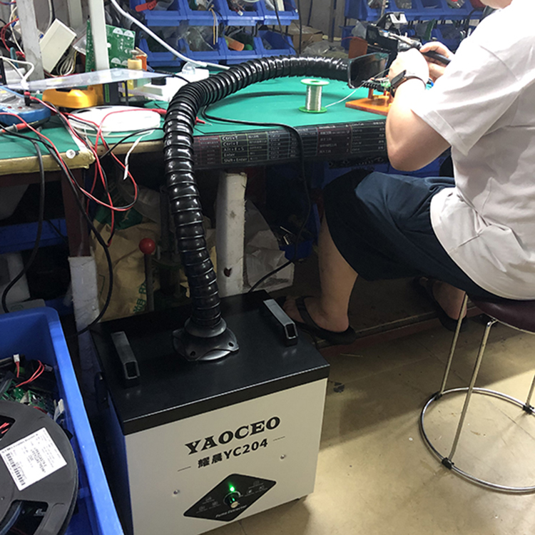 激光烟尘净化器案例现场