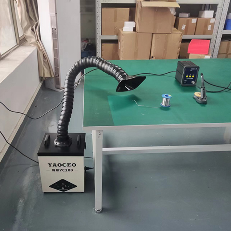 焊锡烟尘净化器案例现场