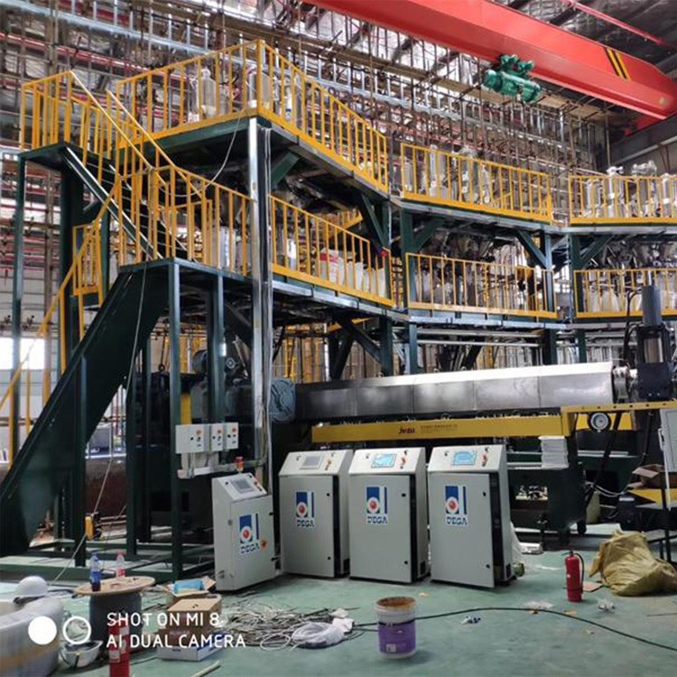 4m EVA 防水卷材生产线在东方雨虹工厂顺利验收