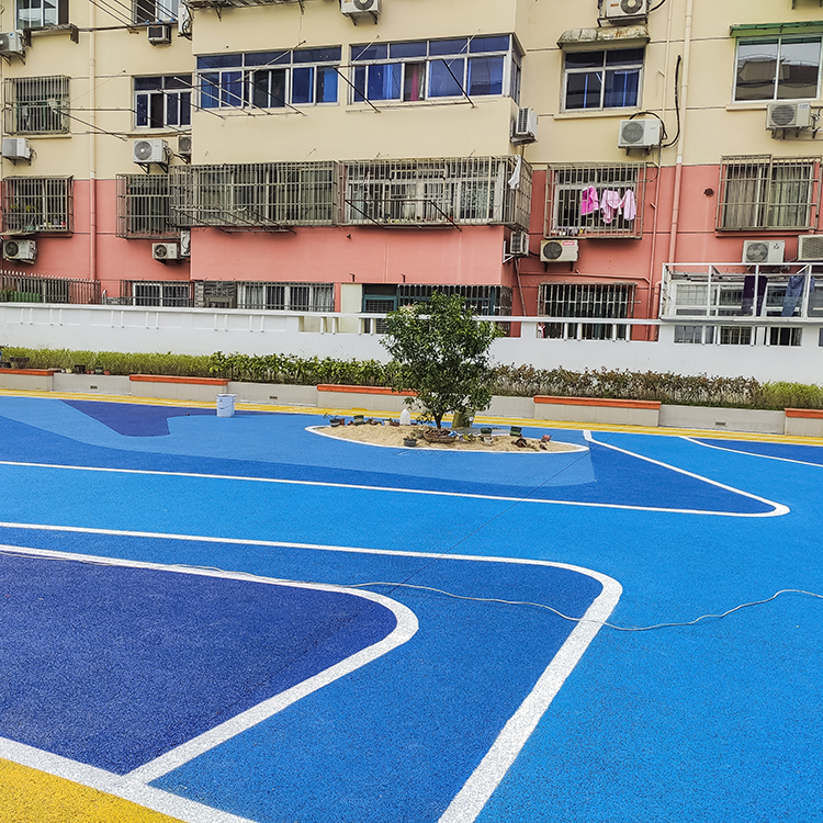 闵行敬老院长宁区透水混凝土案例