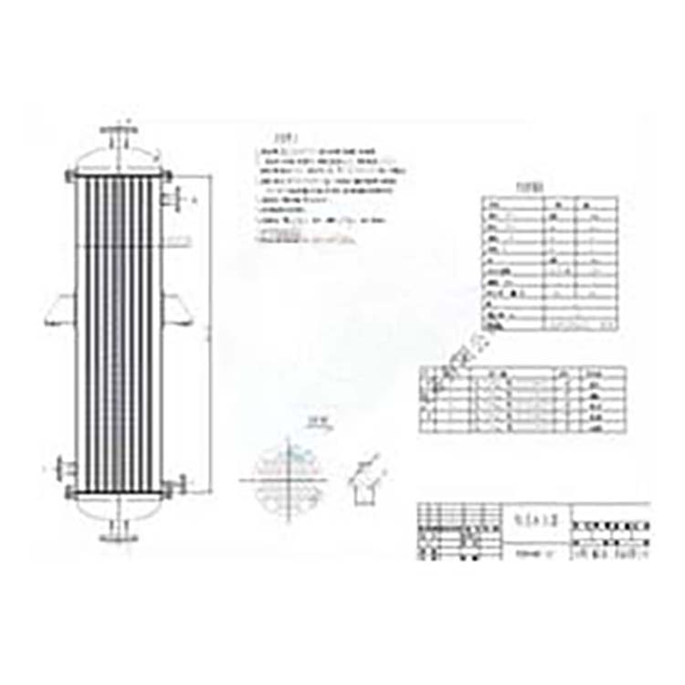 列翅片管式管壳式换热器