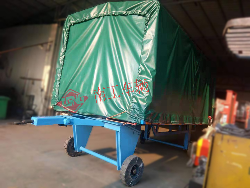 5吨雨棚平板拖车 加高型工具拖车