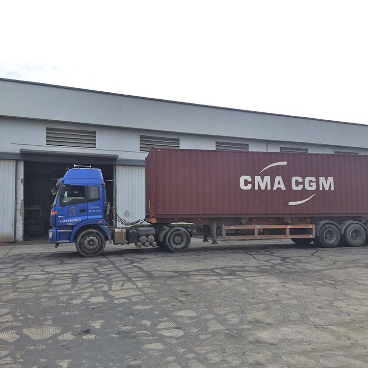 亿华海外非洲钢结构仓库构件出口