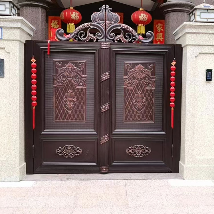 双开庭院门