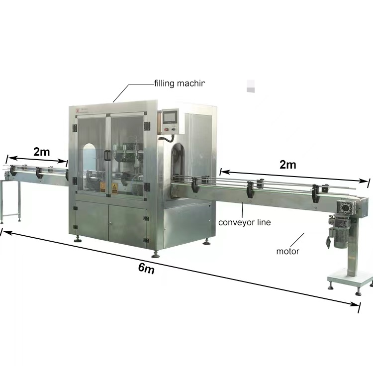 全自动食用油灌装生产线