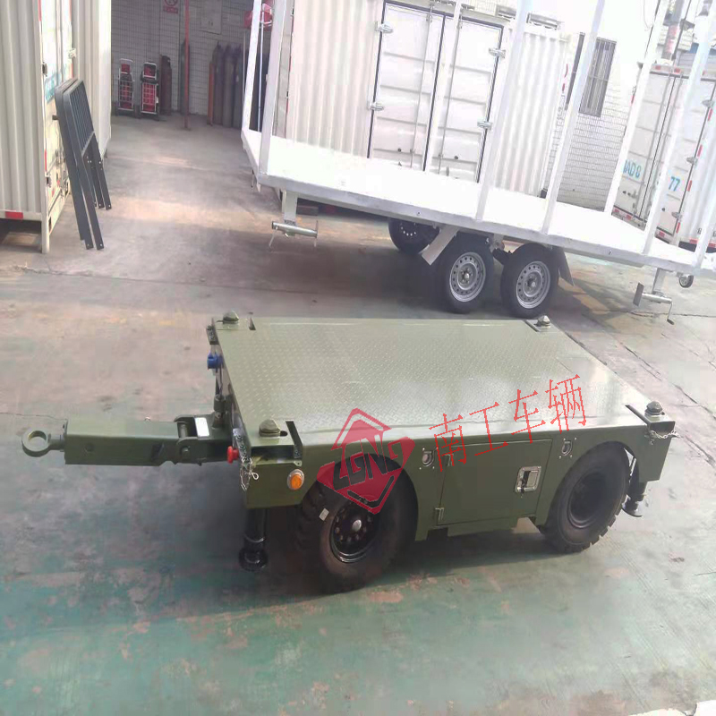 1.5吨无动力叉车牵引电动遥控两用拖车