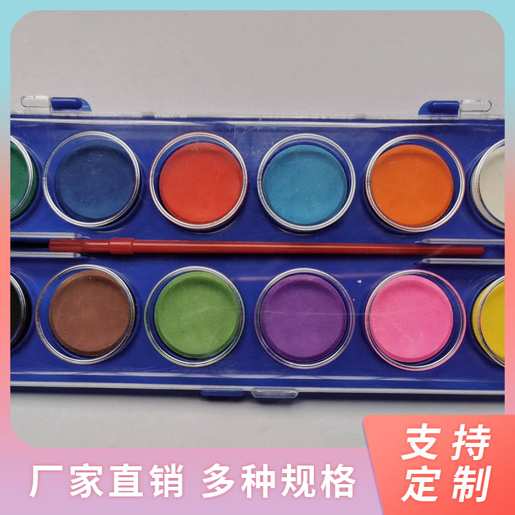 手绘涂鸦粉饼颜料
