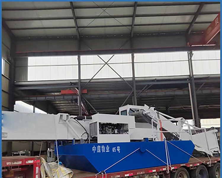 River Debris Removal Vessel | Aquatic Weed Harvesting Boat