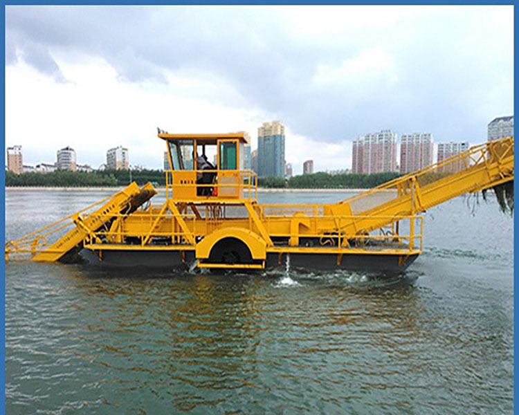 Watergrass Harvesting Boat