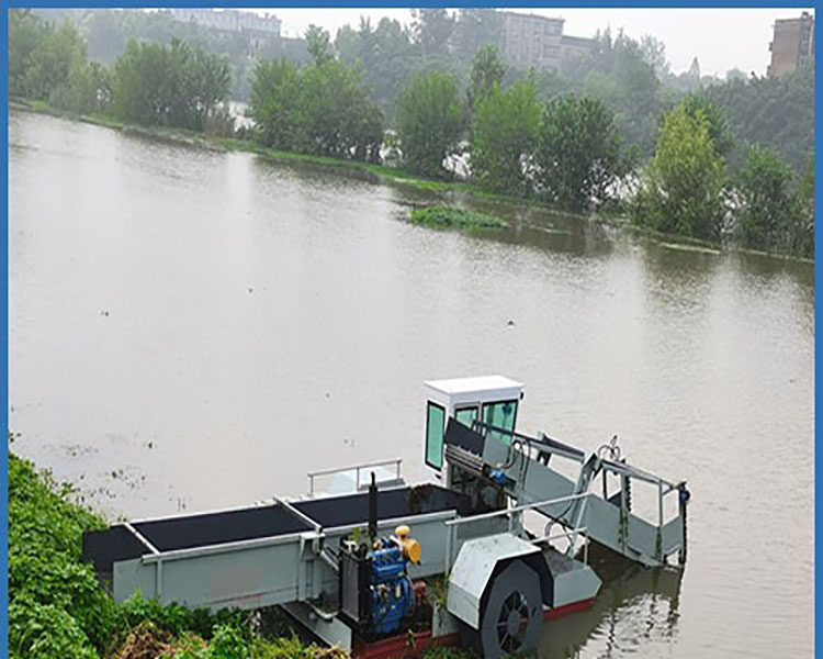 Aquatic Plant Harvesting Equipment, Water Hyacinth Cleaning and Recovery Vessel, Automatic Cutting Boat, Sediment Removal Boat