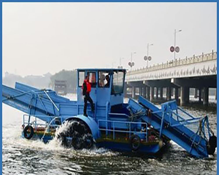 Automated Water Surface Cleaning Vessel