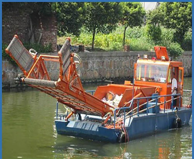Water Surface Mowing Boat