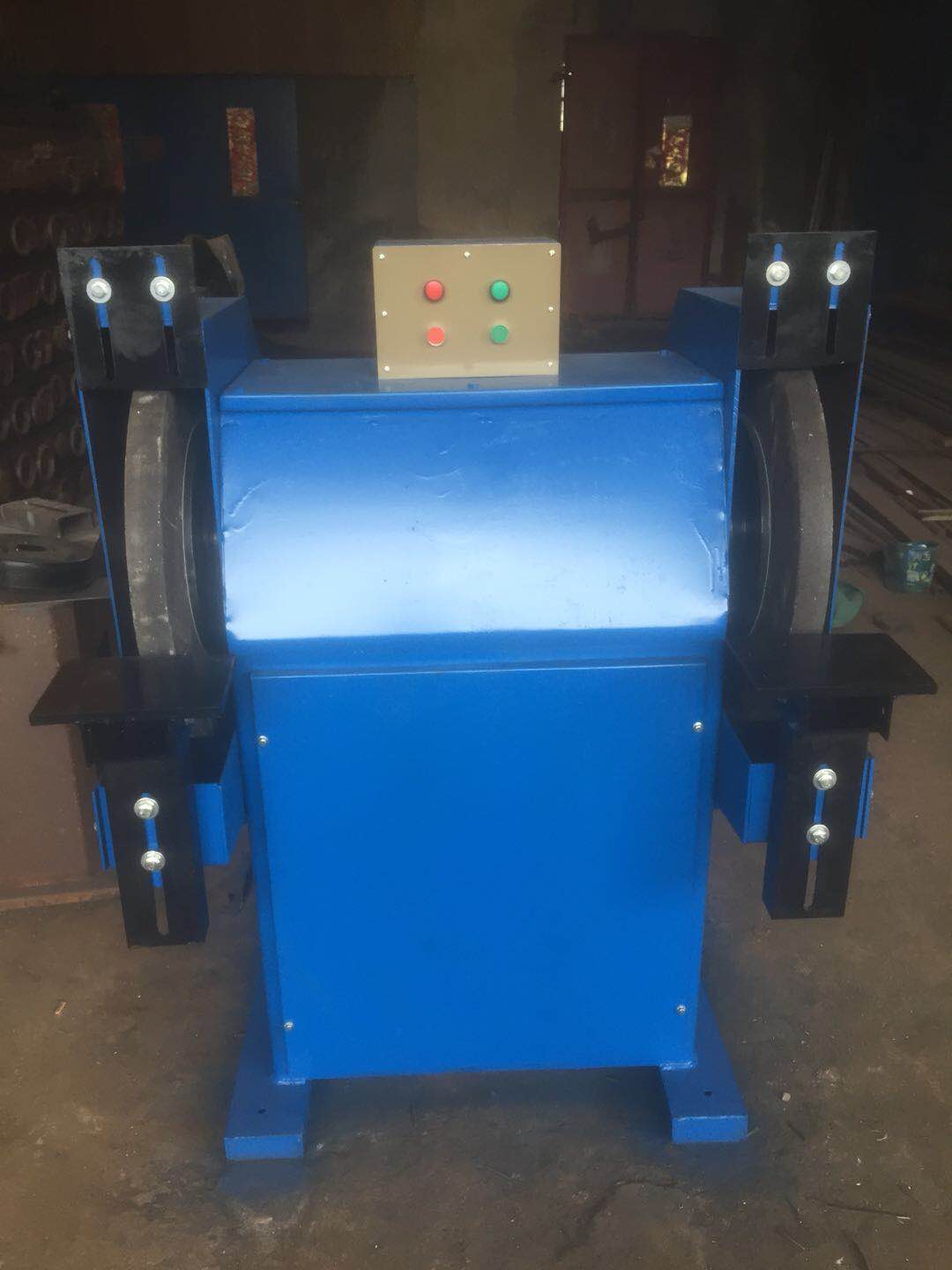 It drives sanding wheel machine, Heavy-duty sanding wheel machine, Belt-driven single-head sanding wheel machine MT3040
