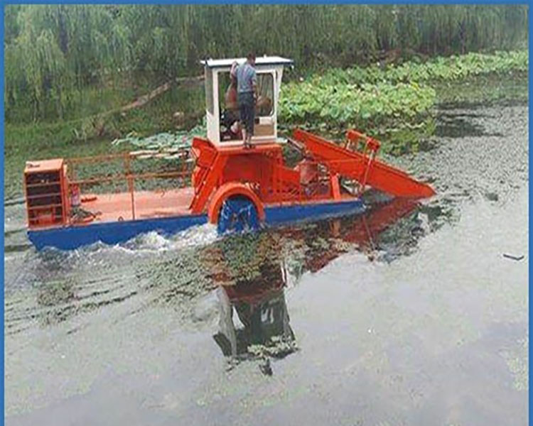 Automatic Grass Cutter, Water Weed and Water Lily Harvesting Equipment, High Efficiency, Convenient, and Flexible