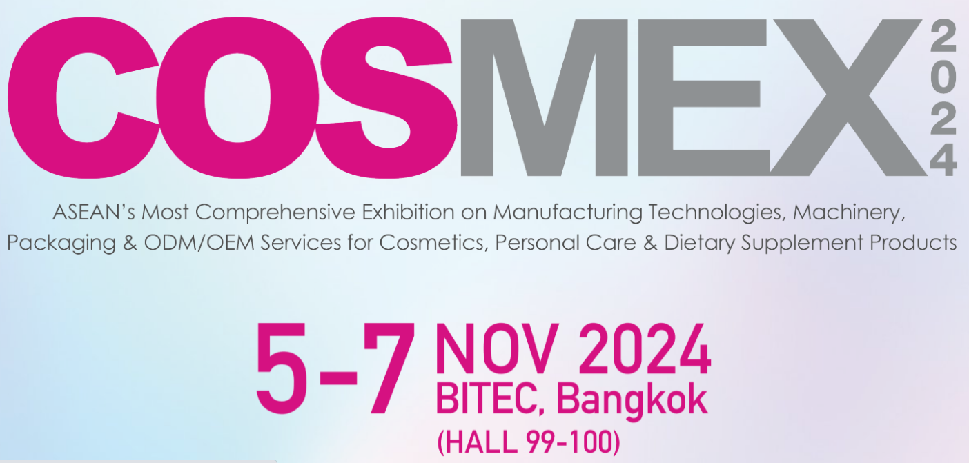 2024 Thailand International Cosmetics Packaging & Manufacturing Technology Expo
