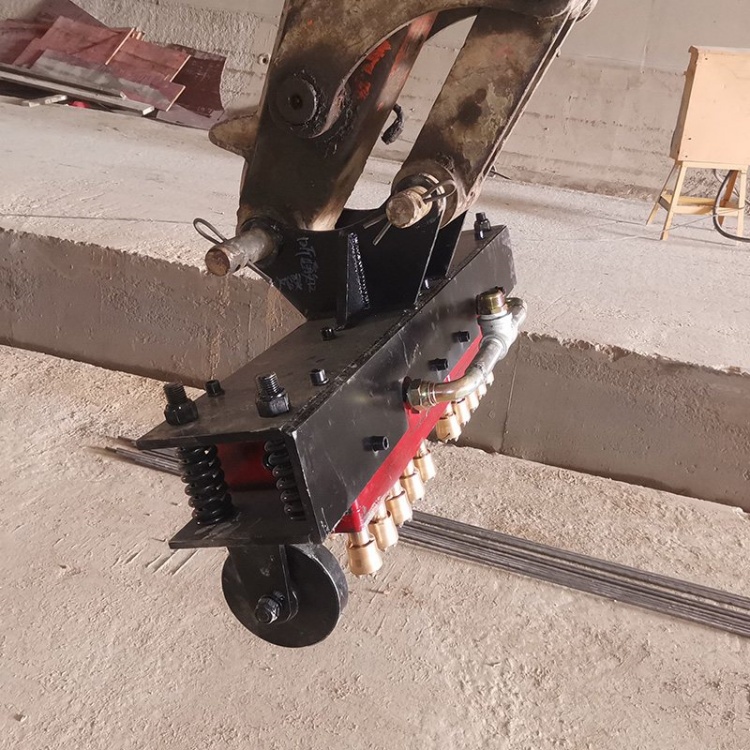 Full hydraulic milling assembly, 75 excavator conversion front chiseling head, tunnel chiseling machine