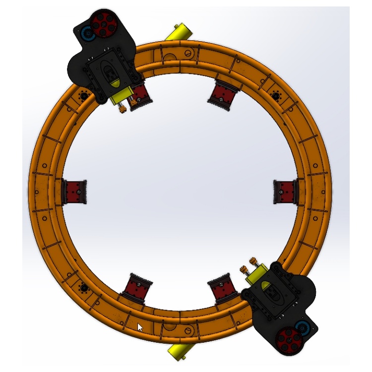 Square concrete pier roughening machine, mechanical remote control lifting and chiseling machine