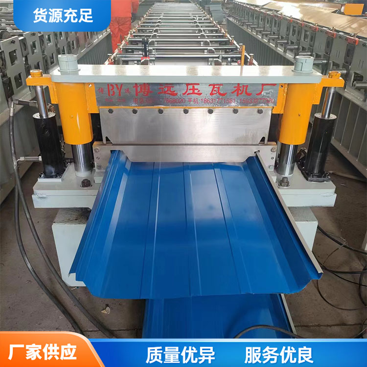 彩钢角驰608型压瓦机 高空角驰暗扣瓦设备 角驰压瓦机厂家