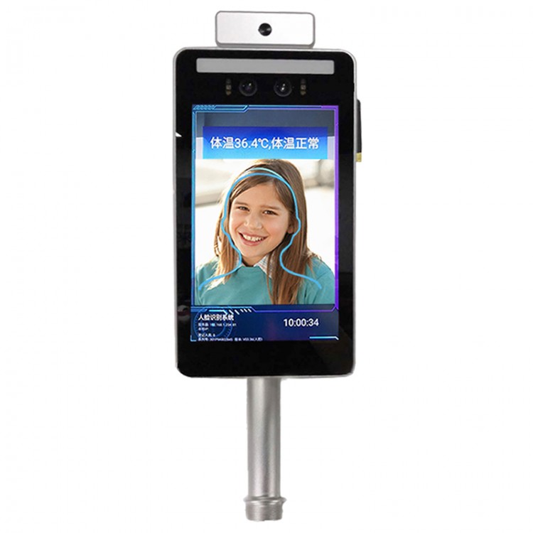 小门卫F208考勤机人脸酒精检测