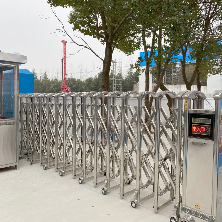 工地项目部无轨电动伸缩门