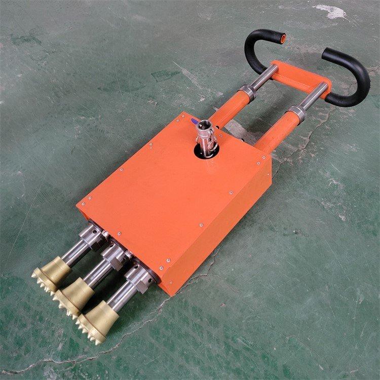 Enhanced Concrete Texturing Machine, Mechanical Suspended Chisel Machine, with options for 3-head or single-head.