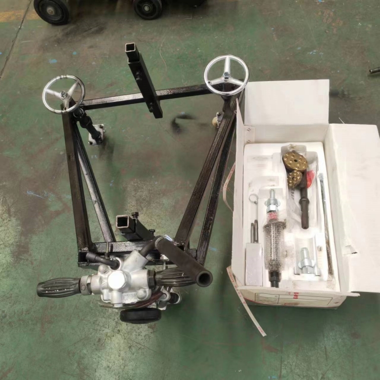 箱梁钢筋缝隙打毛机 手推气动锤 混凝土三角架凿毛机