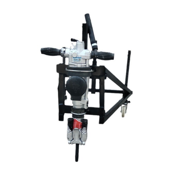 三角架凿毛机 大头单头手扶打毛机 剔凿拉毛一体机