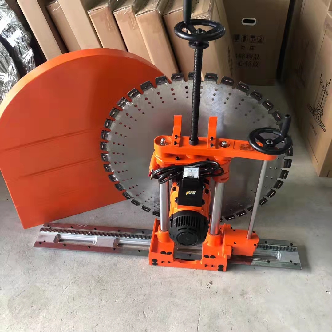 切深30公分带钢筋墙面切割机 轨道式全自动切墙机厂家批发