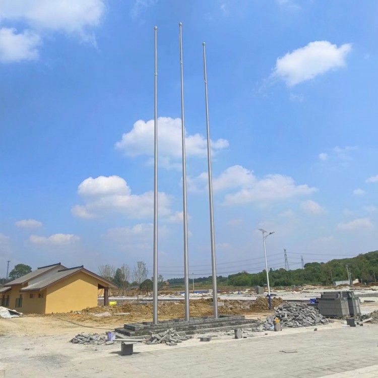 保定户外安装不锈钢旗杆铝合金旗杆保定一体成型旗杆