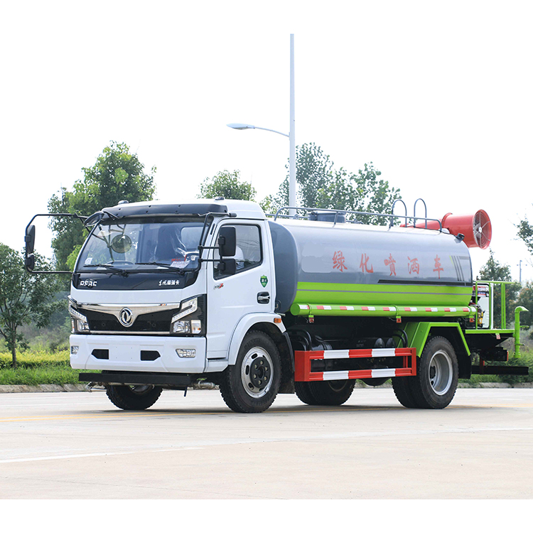 东风多利卡10方洒水车7吨喷洒车扇形后洒可达14米出口外贸
