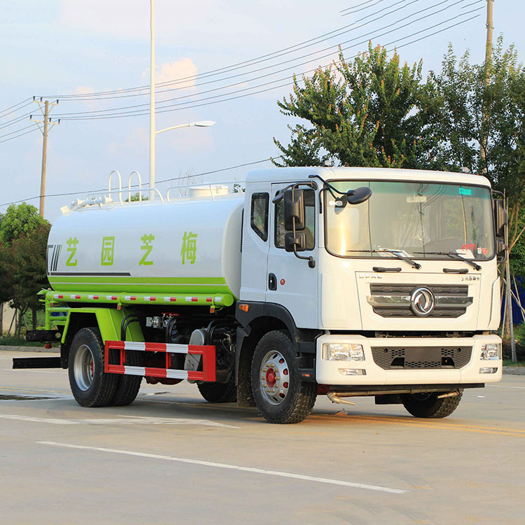 12方洒水车东风多利卡D9车型带水位提示报警系统支持出口