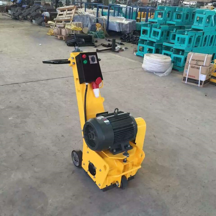 Adjustable milling depth 250MM hand push planer, road profiling machine