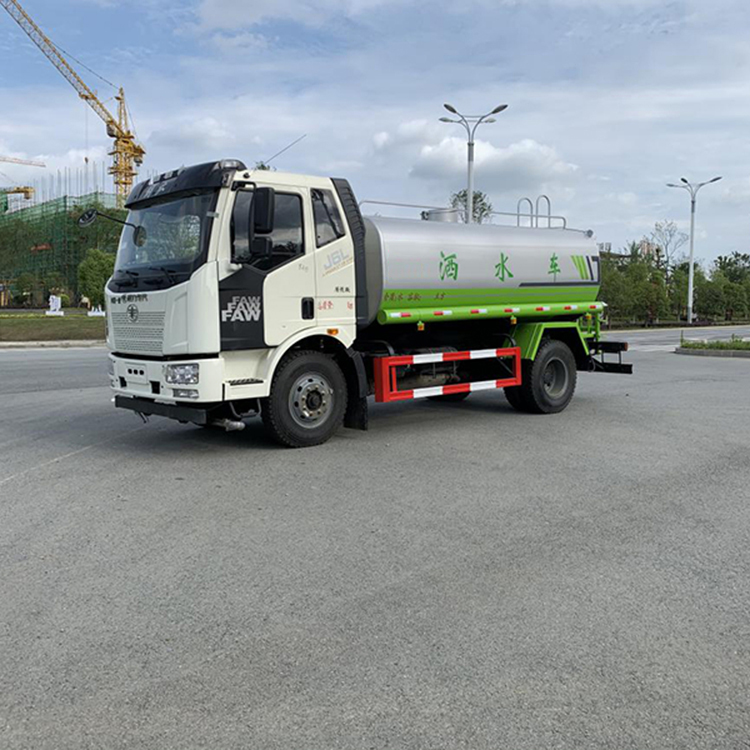 解放J6L洒水车15方工地喷雾降尘车侧喷可覆盖14米随看随提
