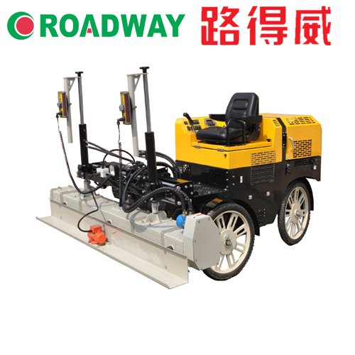 六轮座驾式激光摊铺整平机四轮激光整平机