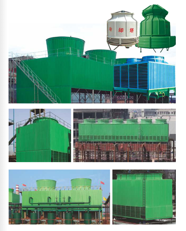 新疆霍尔果斯市泷润玻璃钢冷却塔