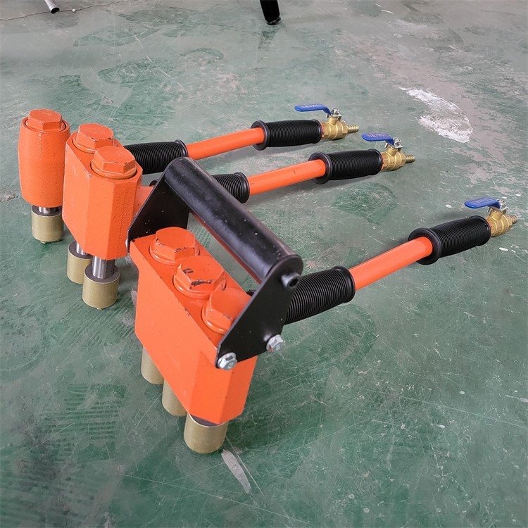 橘色混凝土剔凿机 三头手持凿毛机 恒全机械