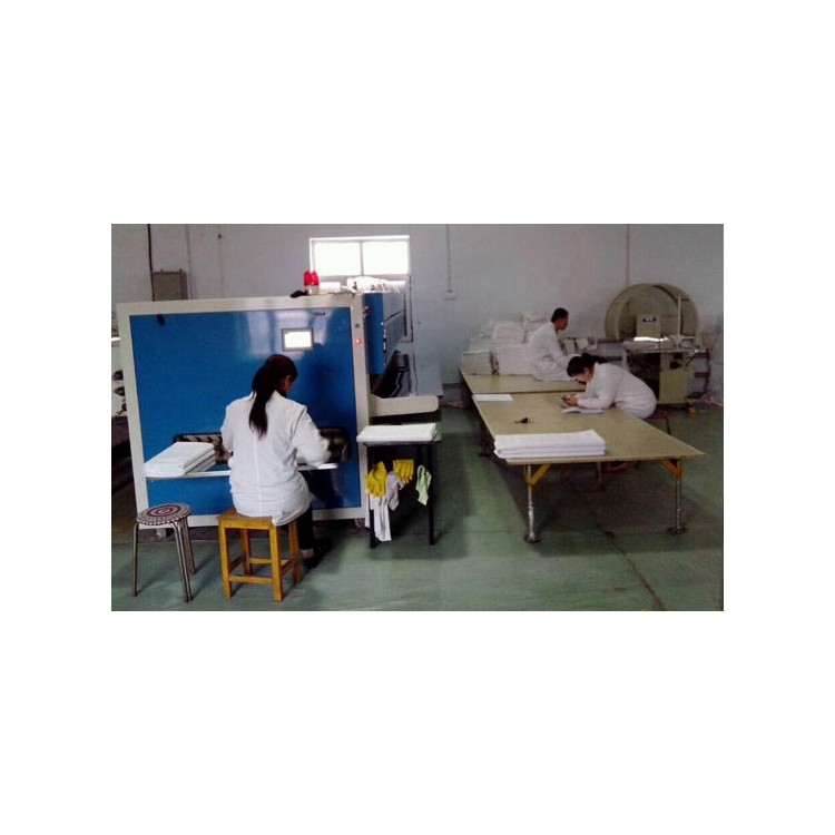 洁娃折叠机打包机现场