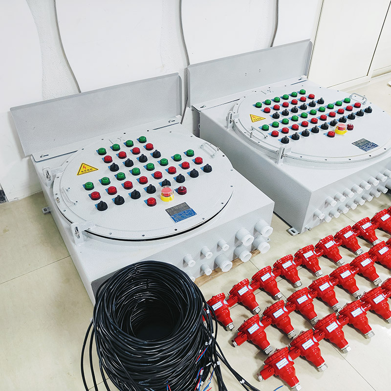 低氮燃烧器集成12路火检检测器 防爆火焰检测控制柜