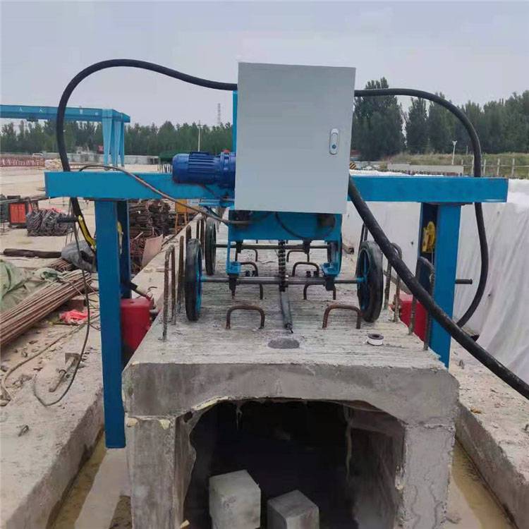 梁场混凝土凿毛机 框架式电动遥控打毛机 深浅可调