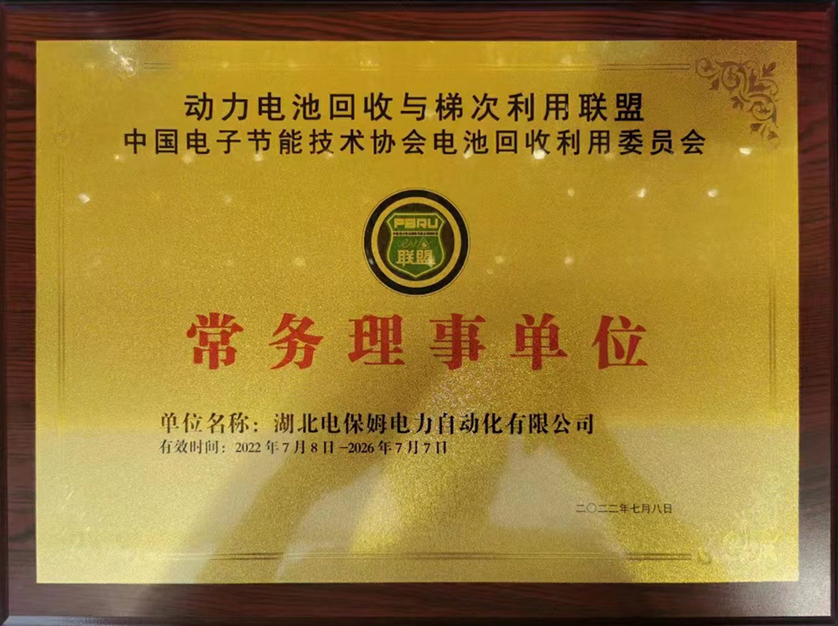 动力电池回收与梯次利用联盟常务理事单位