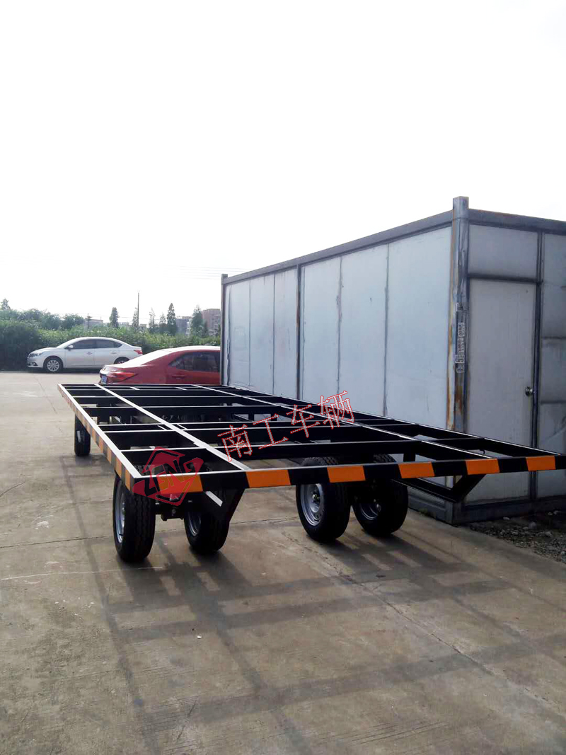 4吨骨架全挂式平板拖车