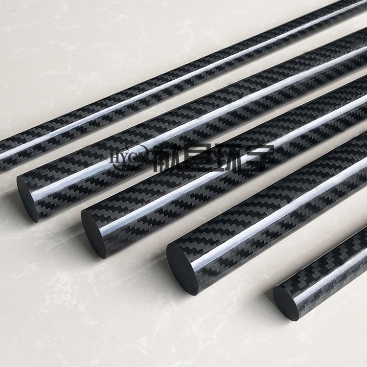 Solid carbon fiber rods, manufacturers producing round and square carbon fiber rods