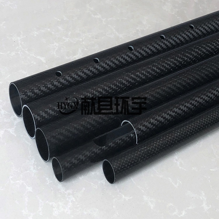 高性能碳纤维缠绕管 圆形碳管厂家直供