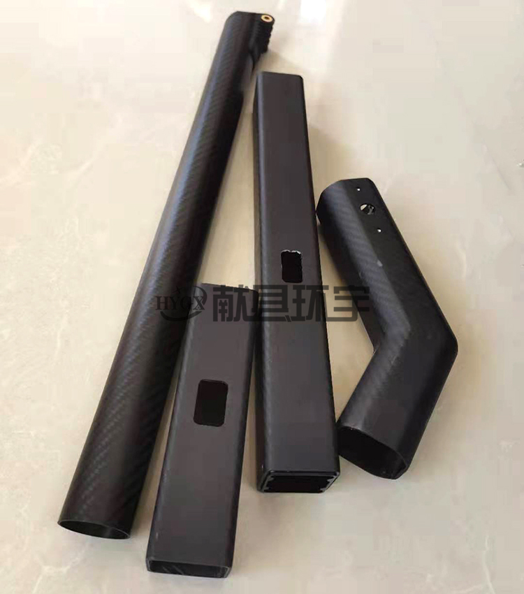 3k colored carbon fiber tubing in various specifications, carbon fiber profiles manufacturing