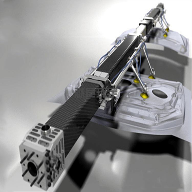 Universe Carbon Fiber produces reinforced carbon fiber robotic arms with high-intensity thick material.