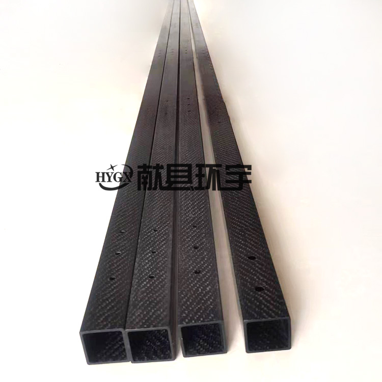Custom carbon fiber square tubes for carbon fiber robotic arms and grippers