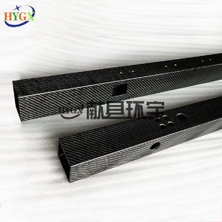 Carbon fiber mechanical arm, carbon fiber rectangular tube, industrial robot's mechanical arm